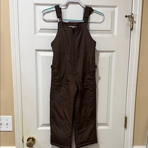 OshKosh B'gosh Brown Insulated Bib Winter/Snow.